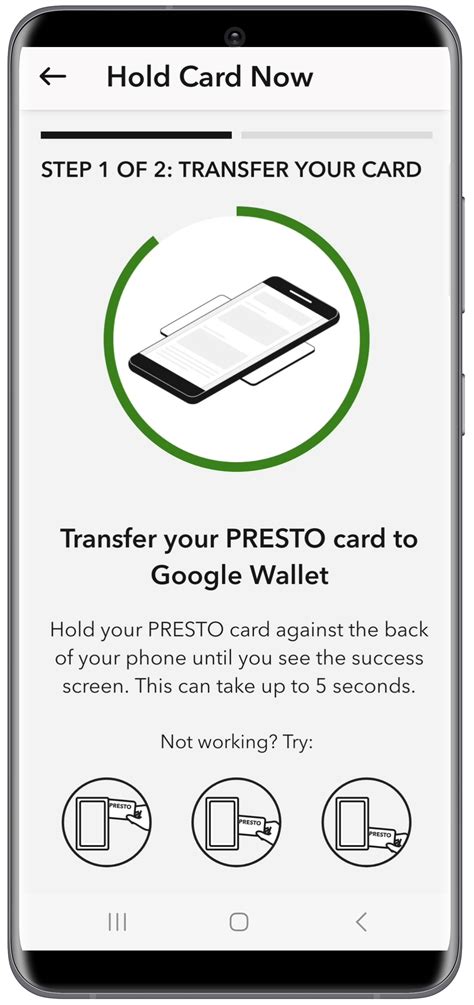 presto card nfc android|presto app for nfc.